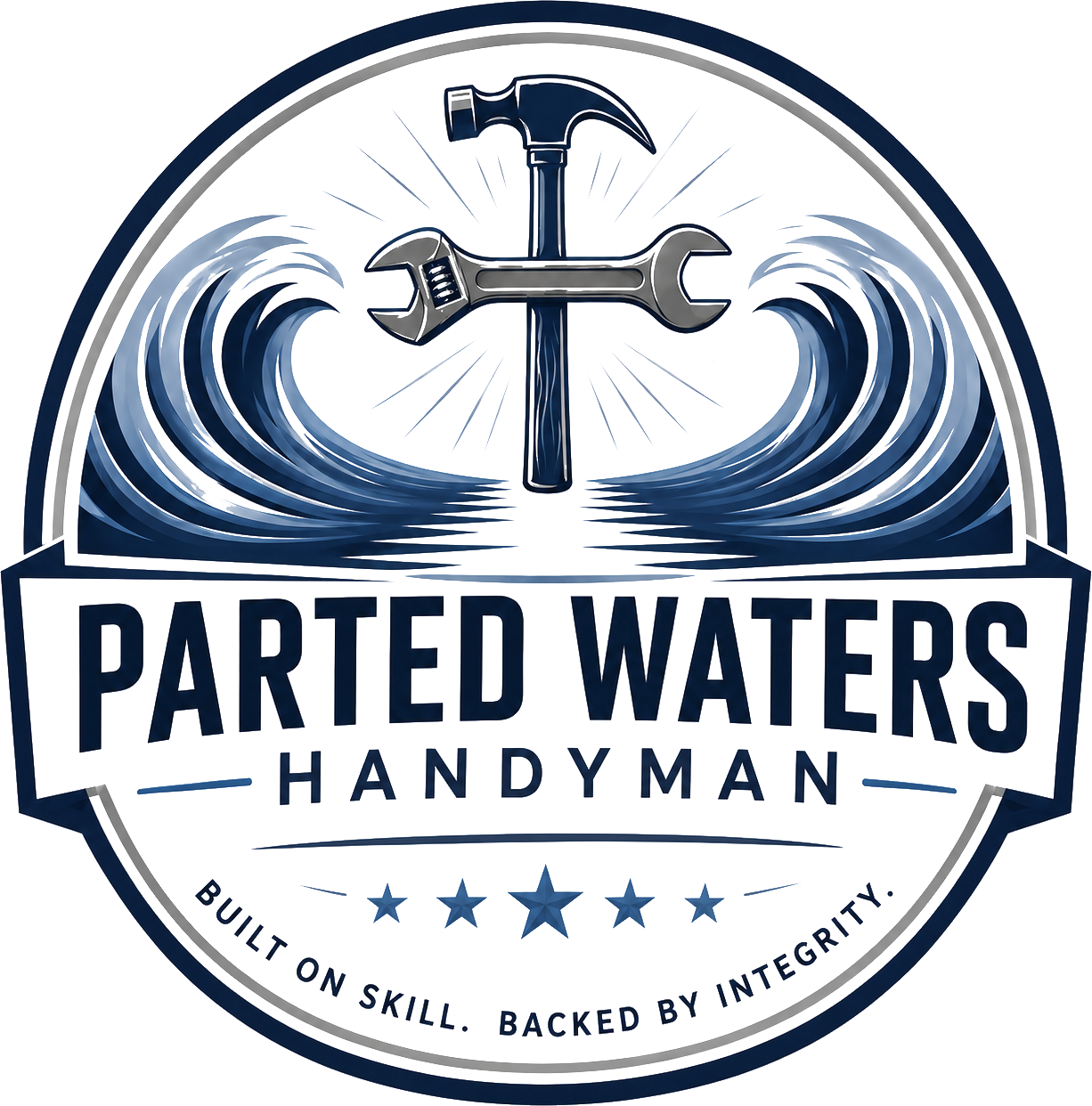 Parted Waters Handyman logo